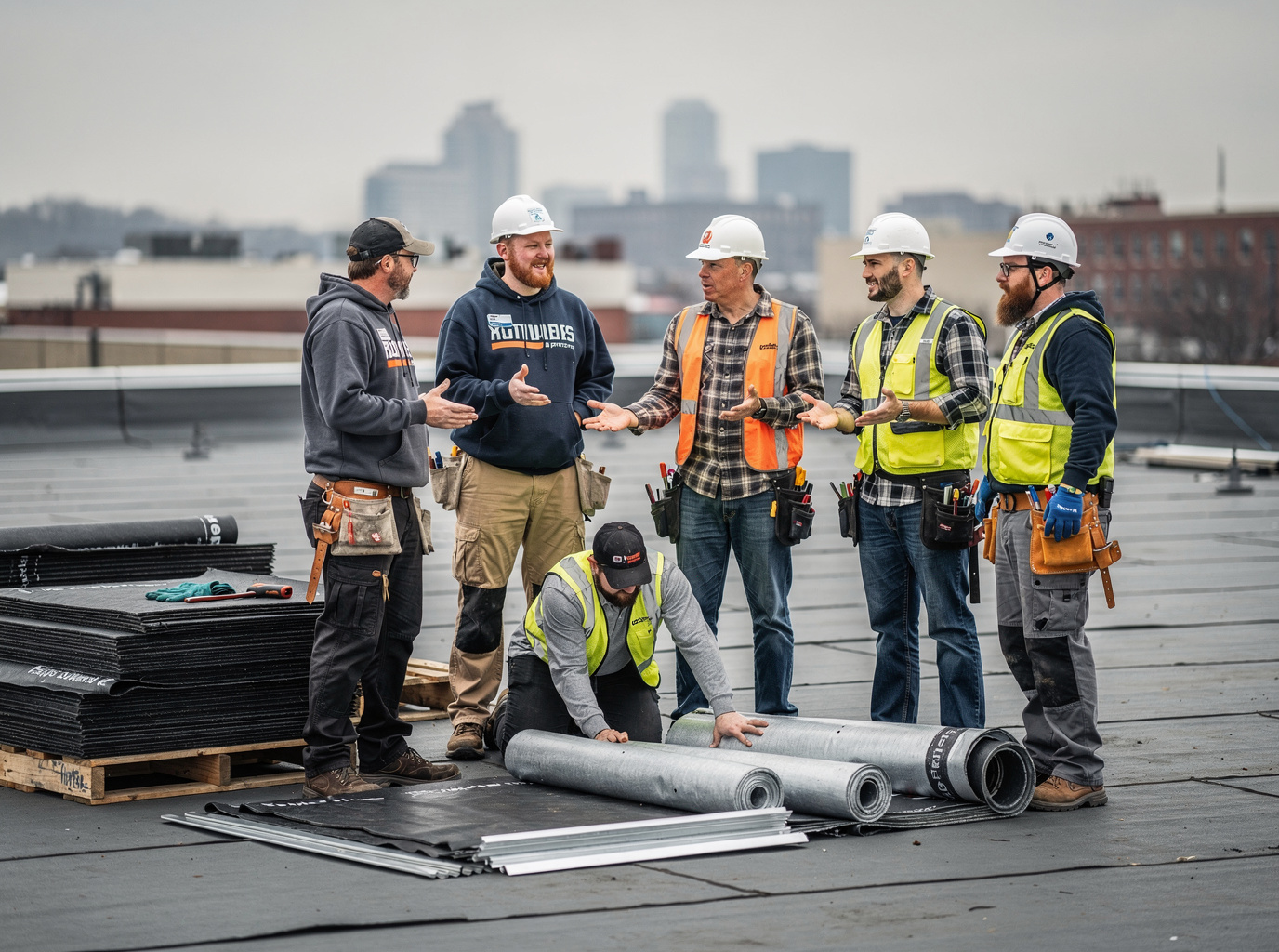 The ShieldPro Solutions team at work in Pittsburgh